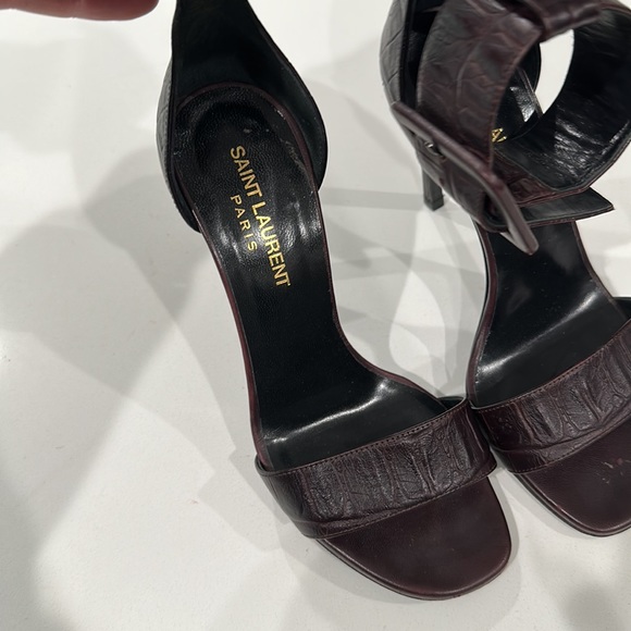 SAINT LAURENT PURPLE HEELS SIZE 36 - Picture 5 of 8